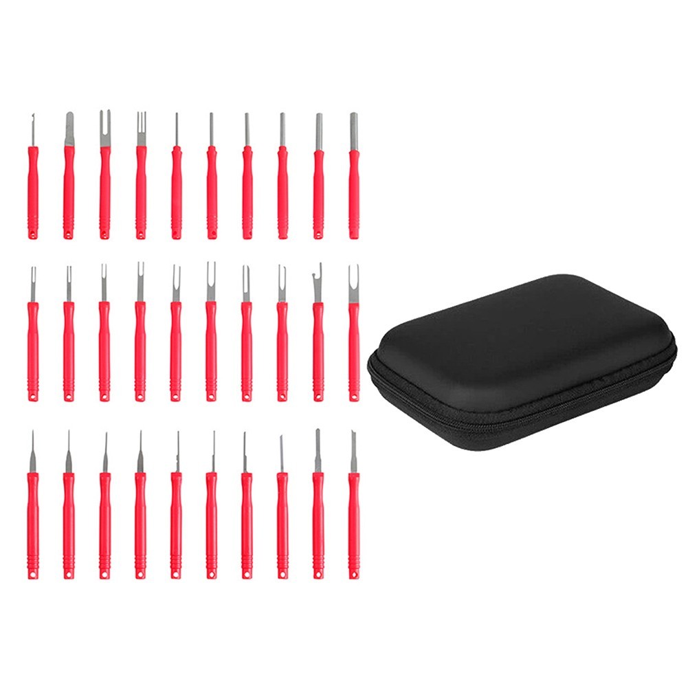 Stainless Steel 30Pcs Terminal Removal Tool Set Perfect for Wire Connector Pins
