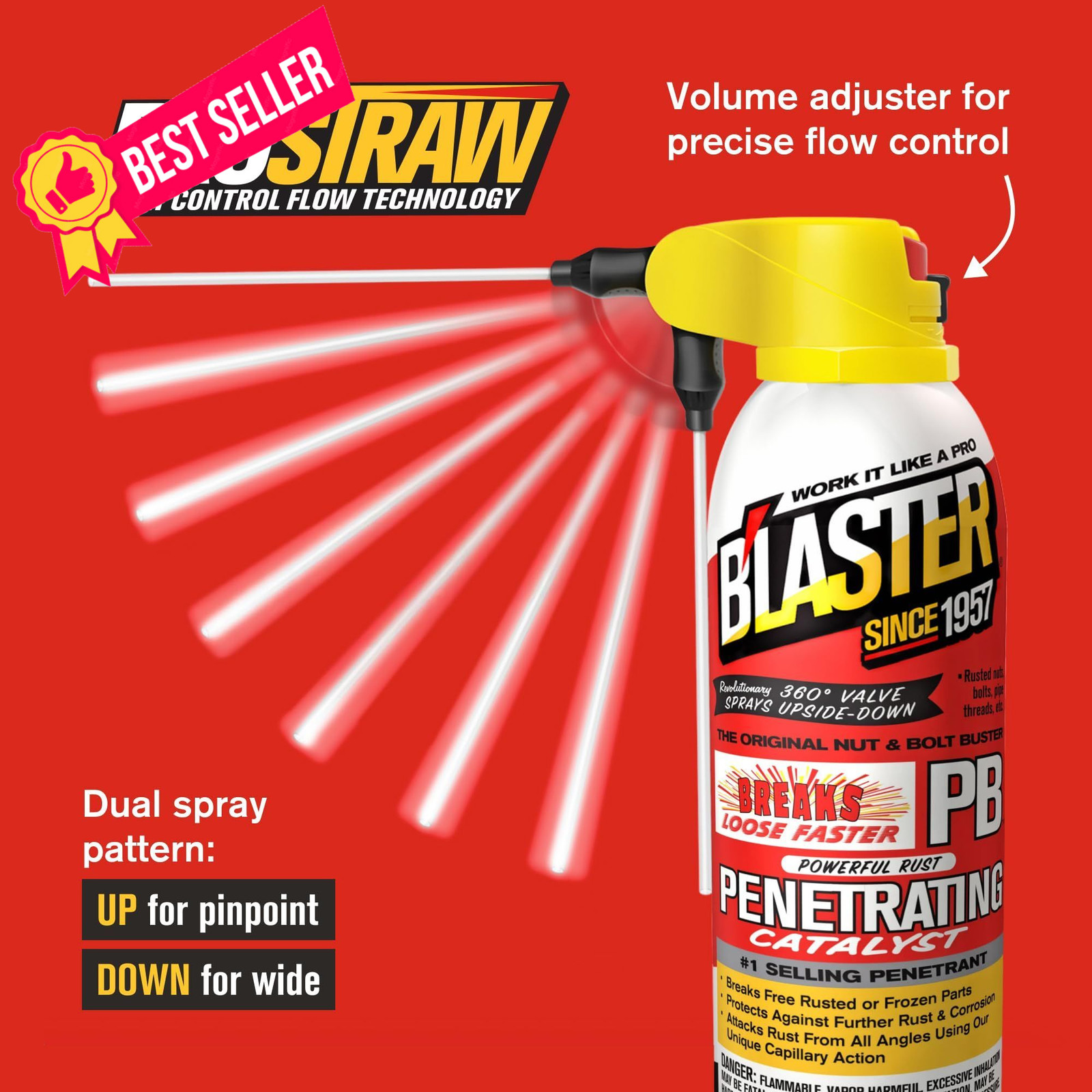 PB Blaster Penetrating Oil Spray, 11 oz Aerosol Cans (6-Pack) – Case of 6