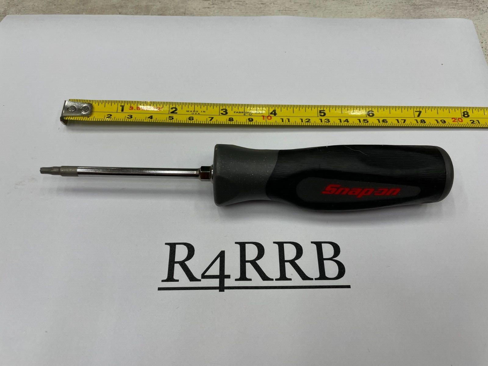 Snap-on Tools USA NEW DARK TITANIUM Soft Grip T15 Torx Screwdriver SGDTX315BDT