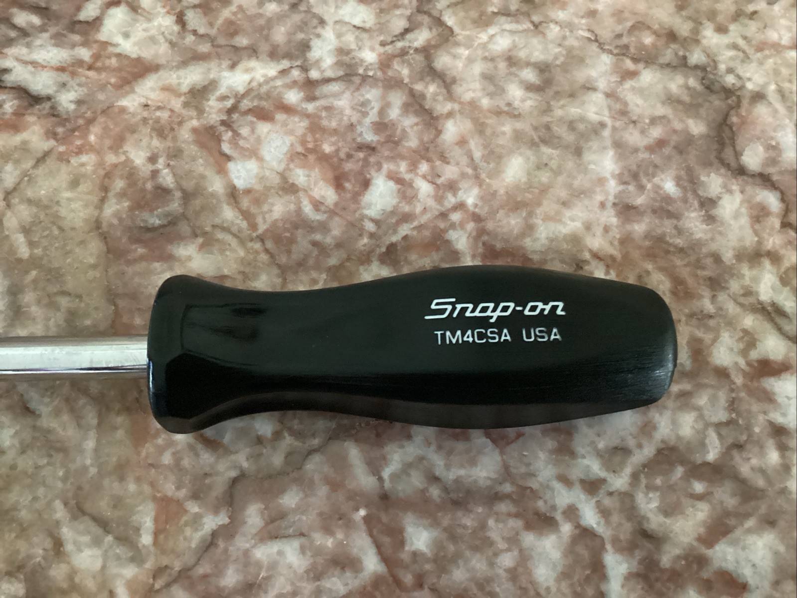 Snap On ToolsTM4CSA Black 1/4” Standard Shank Driver NOS Reduced Price!