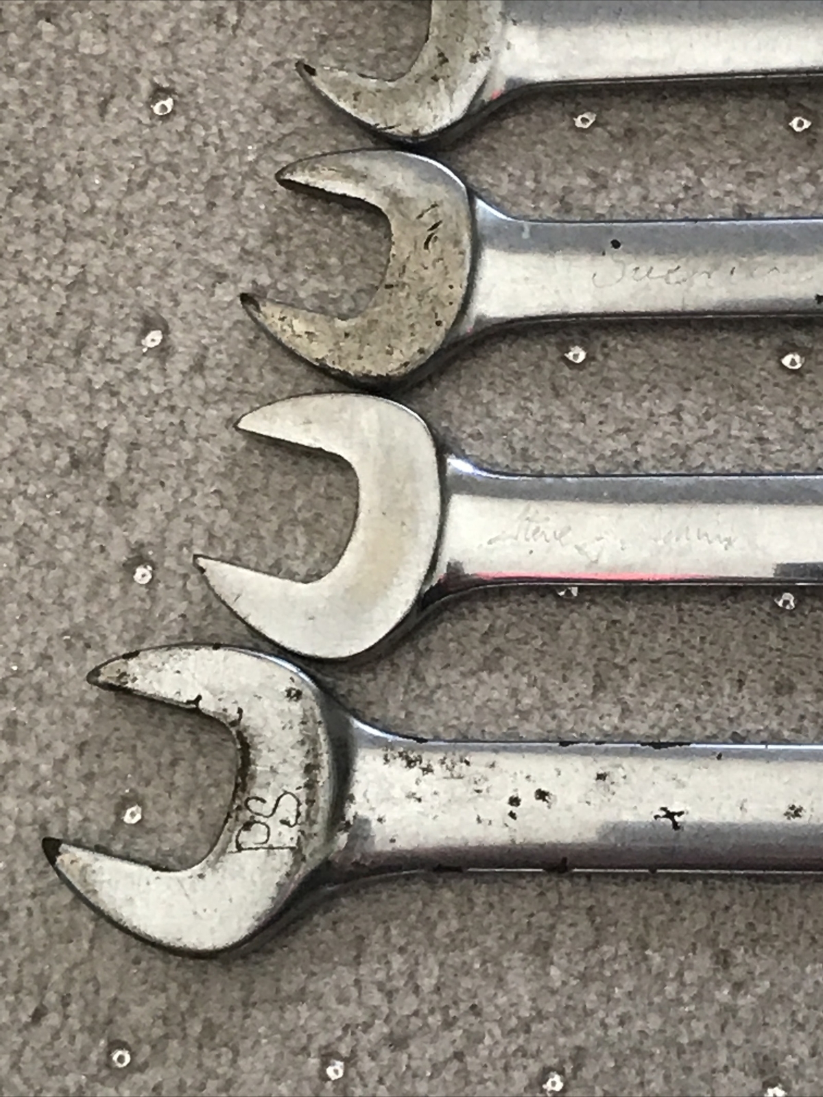 8 Pc Set Snap-on Tools SAE 12 Pt Standard Combination Wrenches OEX26-OEX110
