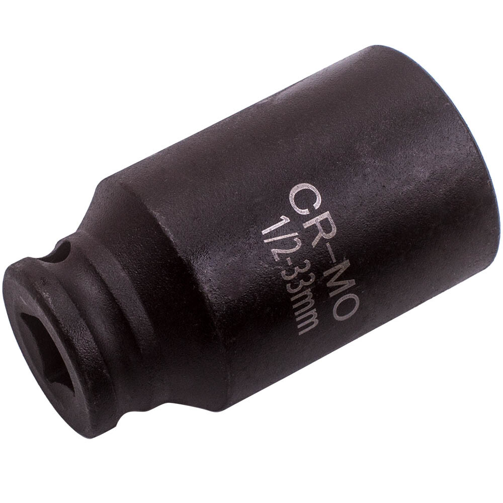 9pcs Deep Impact Socket Set 1/2″ Drive Metric Axle Hub Nut Socket 29mm-36-38mm