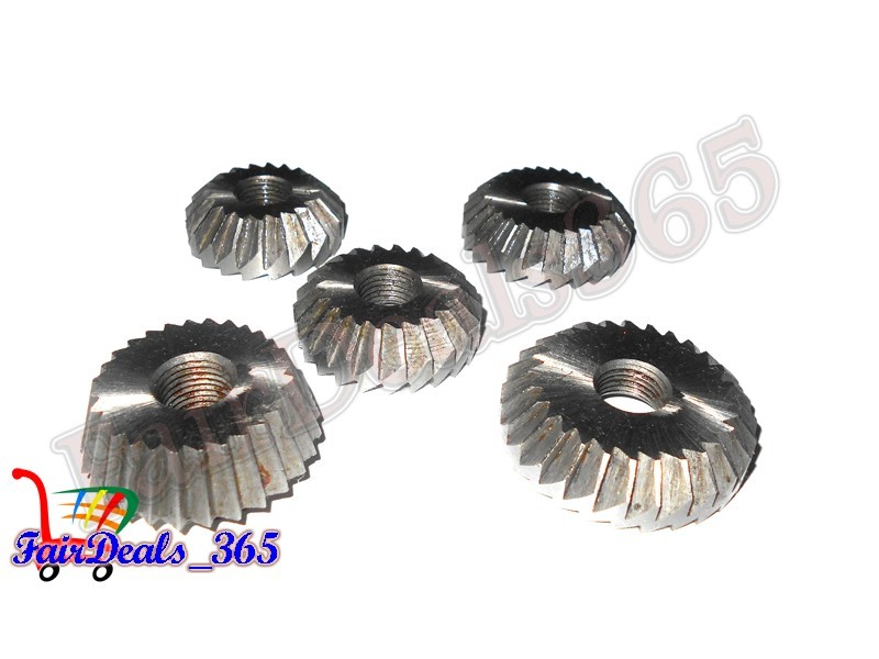 5 Pecs Valve Seat & Face Cutter Set Automotive Industrial Tool-Heavy Duty