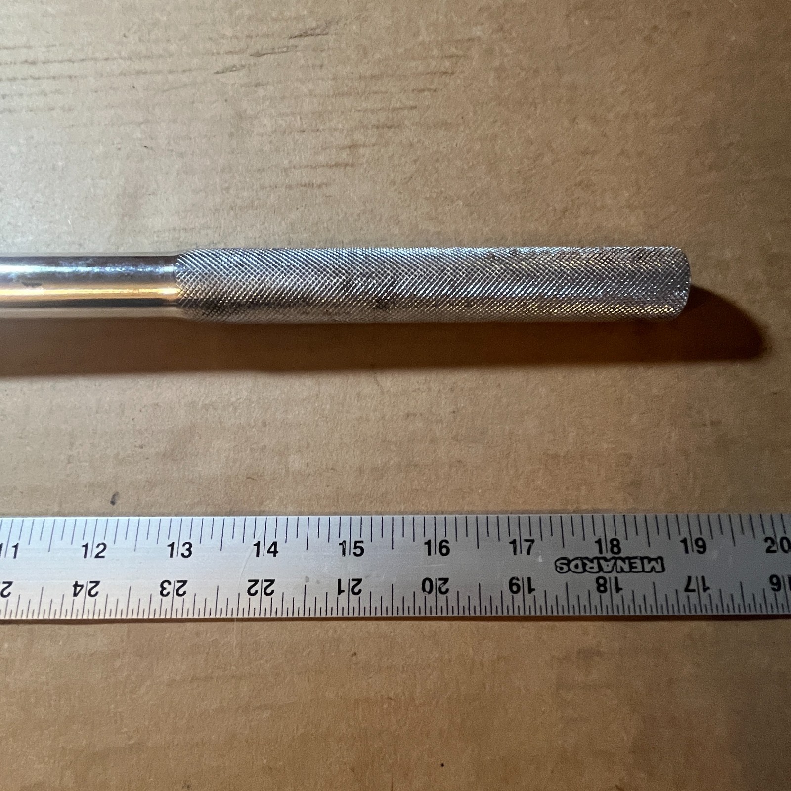 Northern 3/4″ Drive Breaker Bar 20″ Long Flex End Cr-V Chrome Knurled Handle