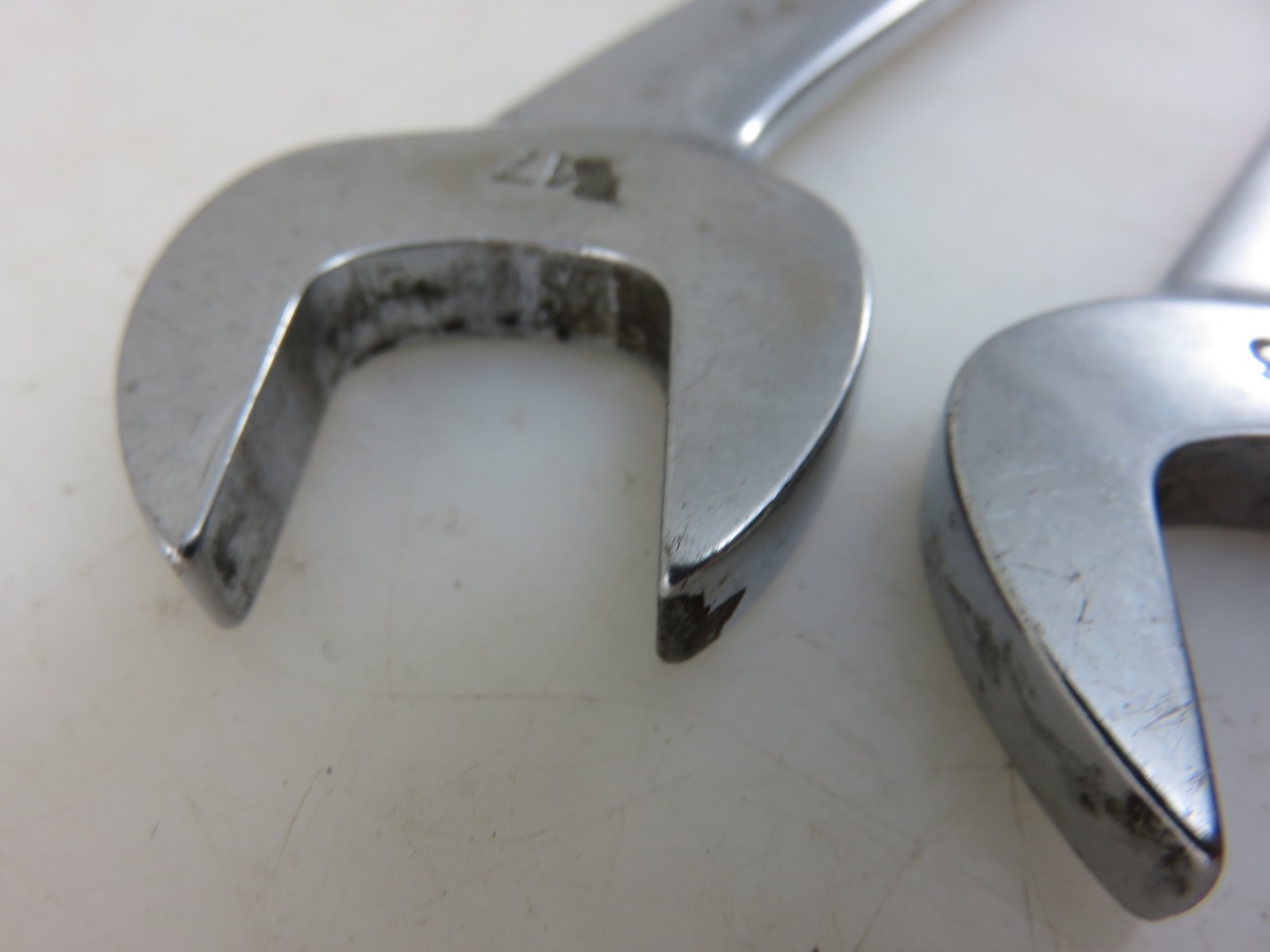 Snap-On VSM Series 4-Way Angle Open End Wrench 4pc Set 11mm, 12mm, 15mm, 17mm