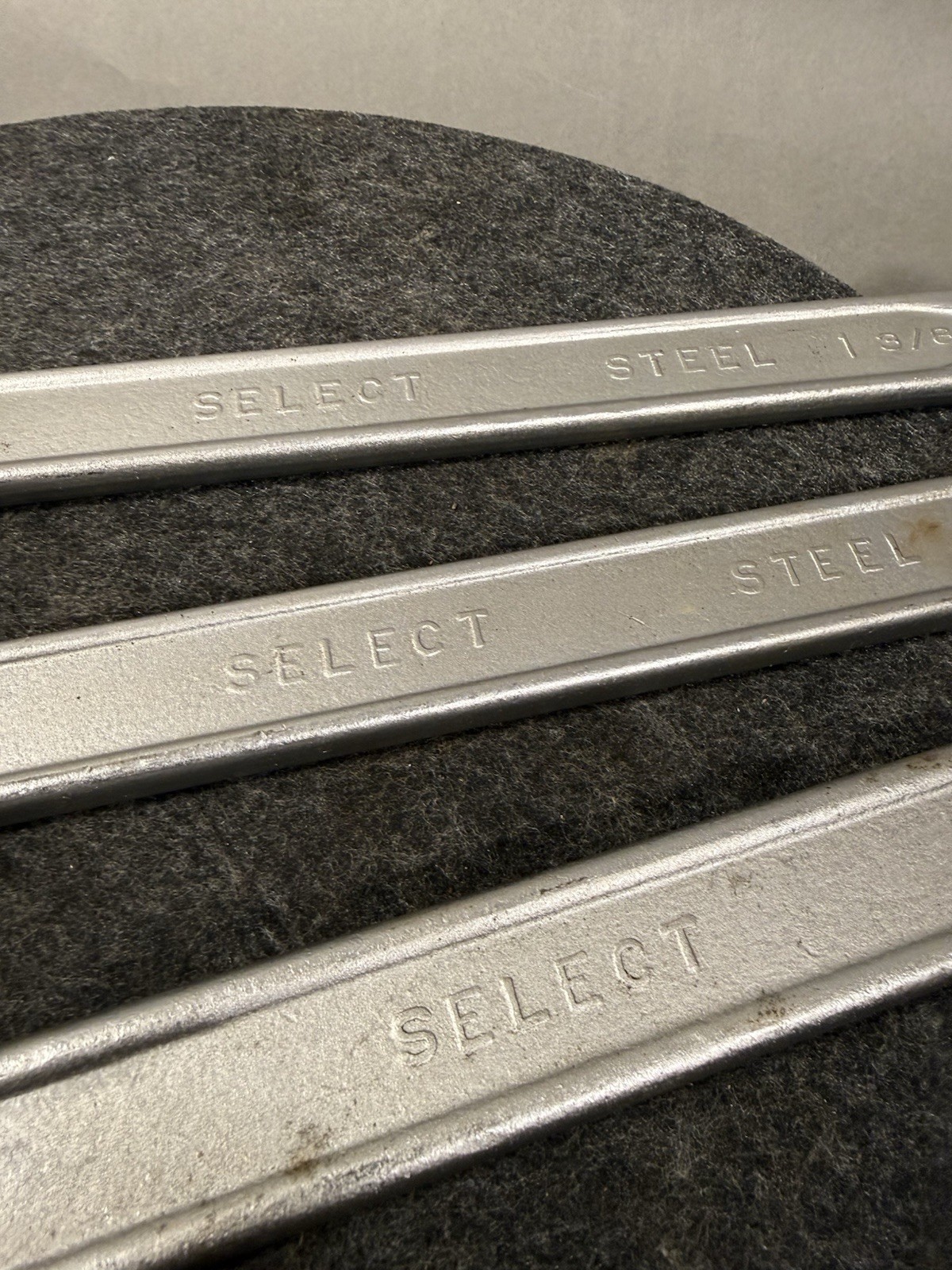 Indestro #1086 1087 & 1089 Vintage Large Combination Wrenches.1-3/8,1-7/16,1-5/8