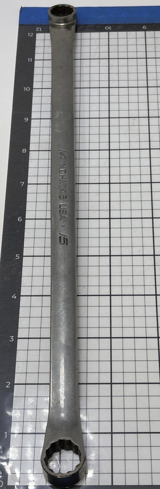 Snap-on XDHM1415 14mm x 15mm Metric 12 Pt. 15° Offset Double Box Wrench USA