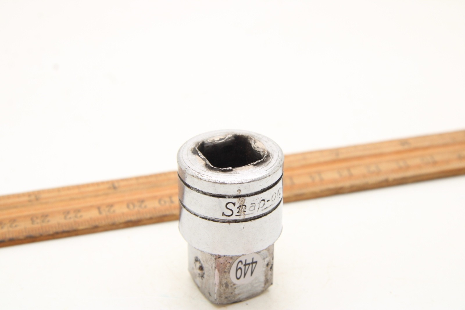 Snap On LA12 1/2″ Female x 3/4″ Male Drive Chrome Locking Butt Adaptor Socket US