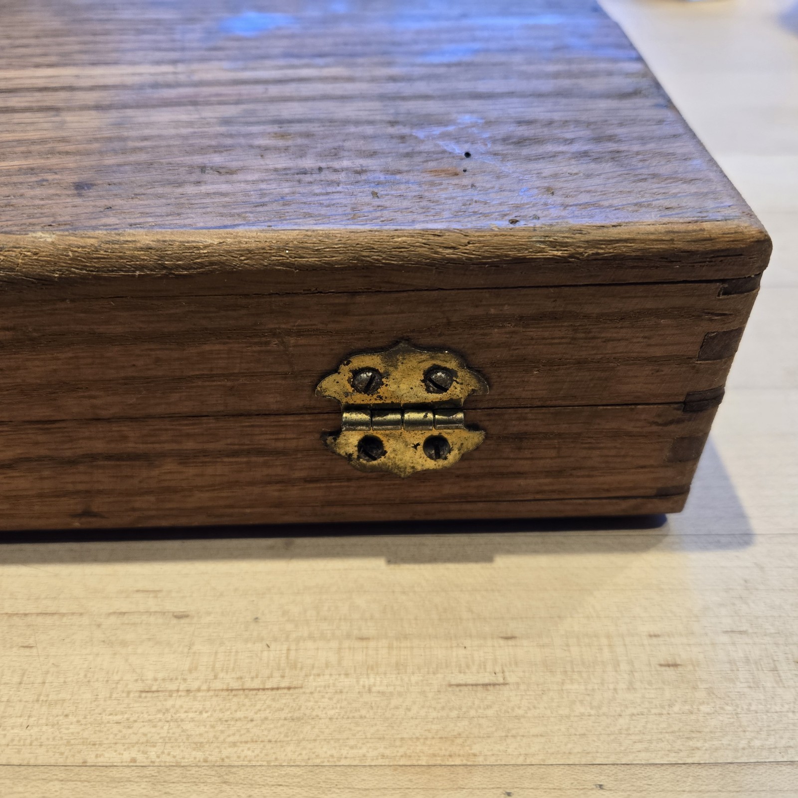 IRWIN Auger Bit Set in Oak Box with Original Booklet