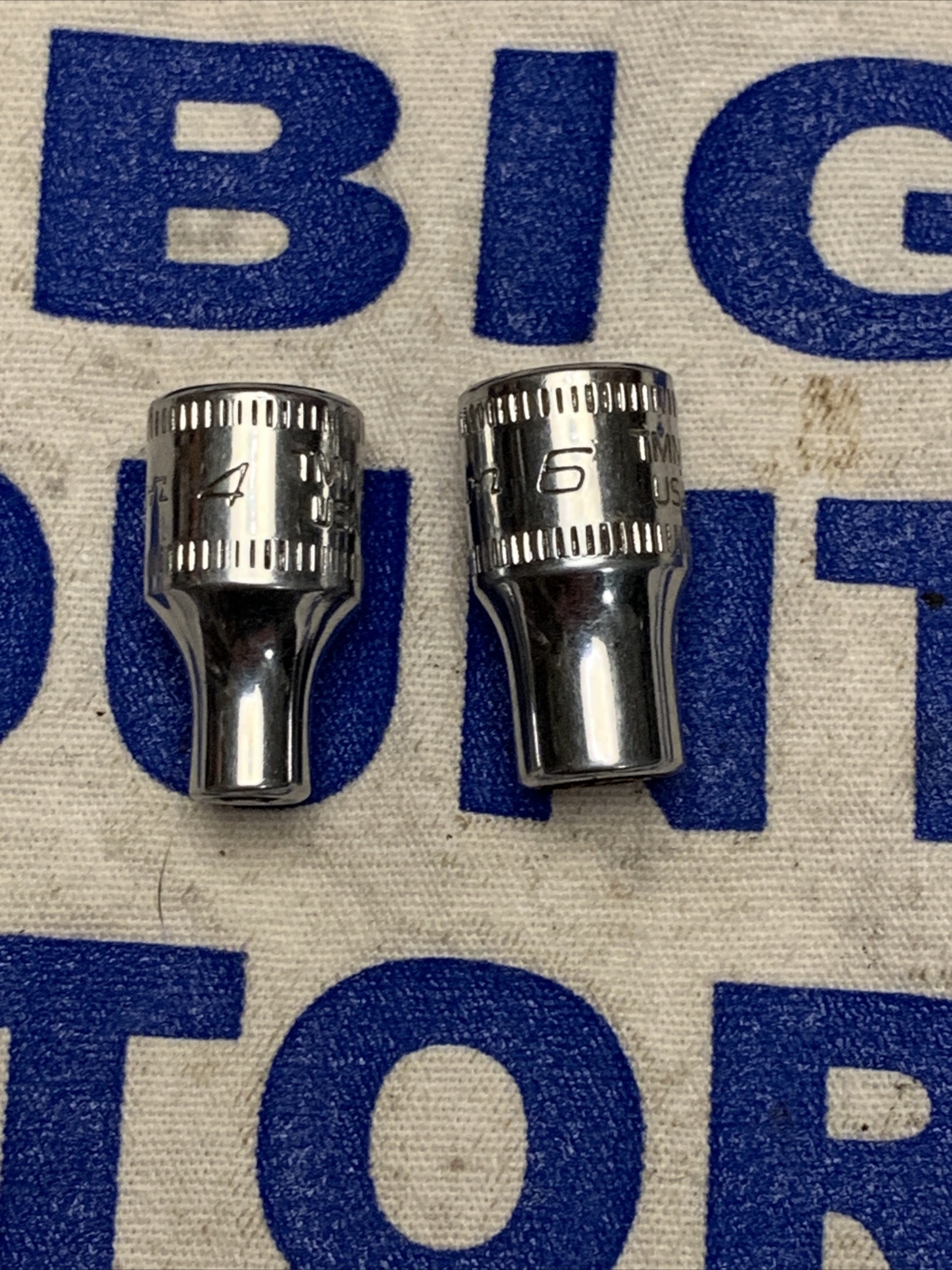 Snap-on 1/4″ Drive 4mm, 6mm Metric Shallow 6pt Sockets TMM4,TMM6