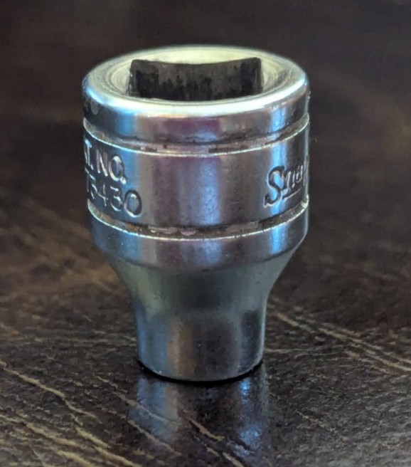 Snap-on FS081 3/8″ Drive 1/4″ SAE 6-Point Shallow Socket