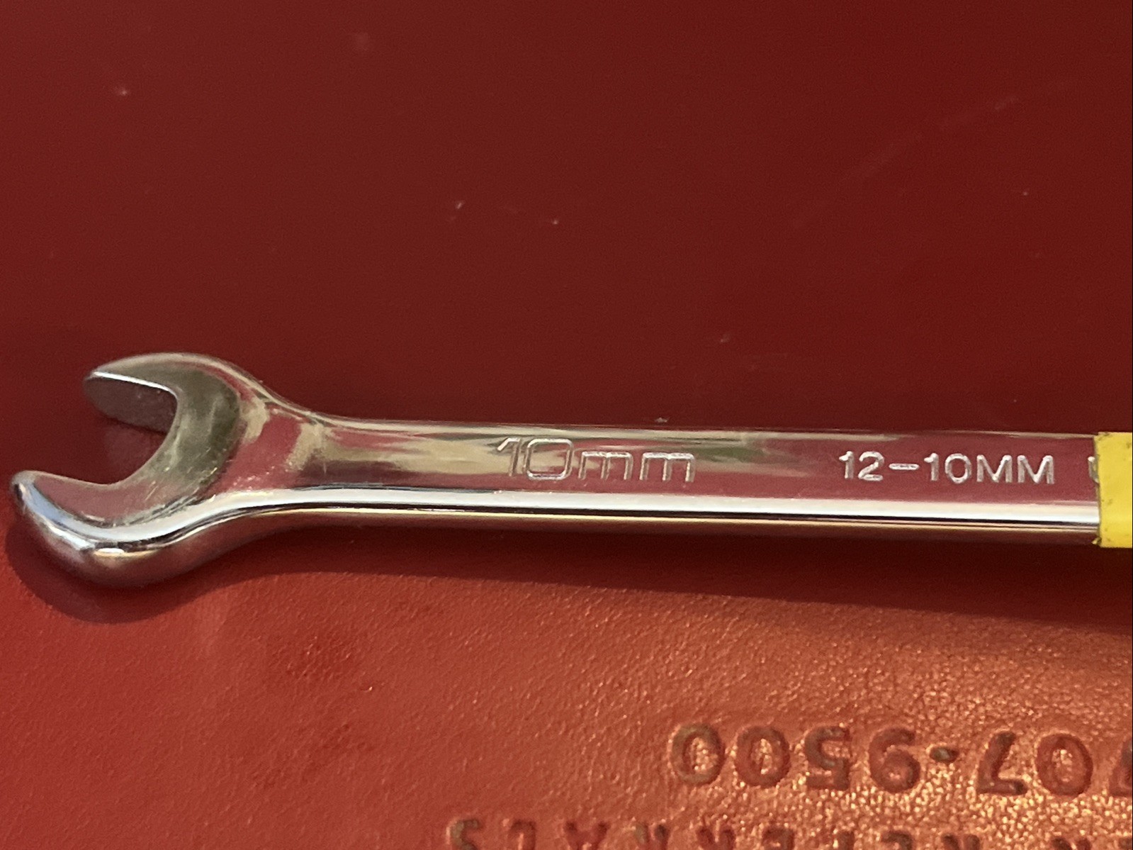 Wright Tool 10 mm Combination Wrench, Metric, Polished Chrome, 10 mm, 12-Point