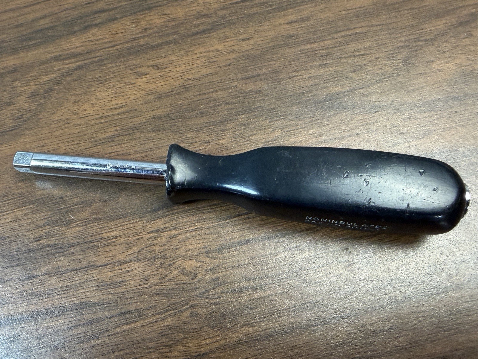 Snap-on Tools TM4CS – 1/4″ Drive 6″ Standard Shank Driver Black Handle USA
