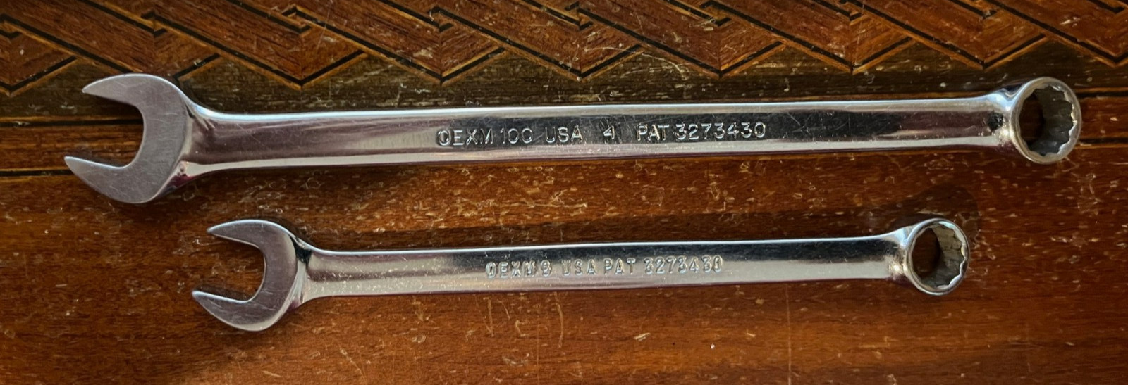 Snap-on Metric Combination Wrench Lot OEXM 6,7,8,9,10,20,21 Vintage Underline