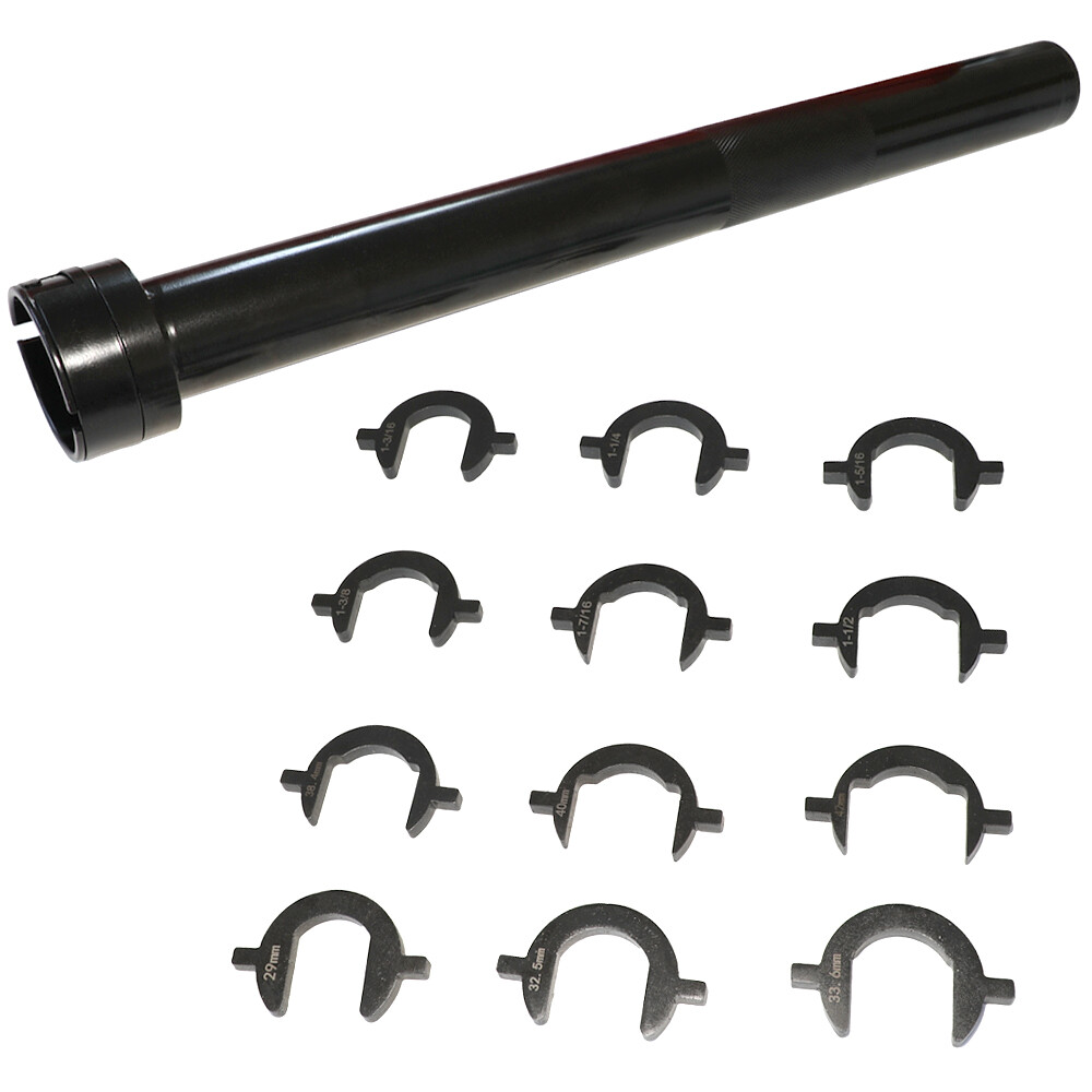 Inner Tie Rod Removal Tool 13pc Kit with Crowfoot Adapters for Car Trucks