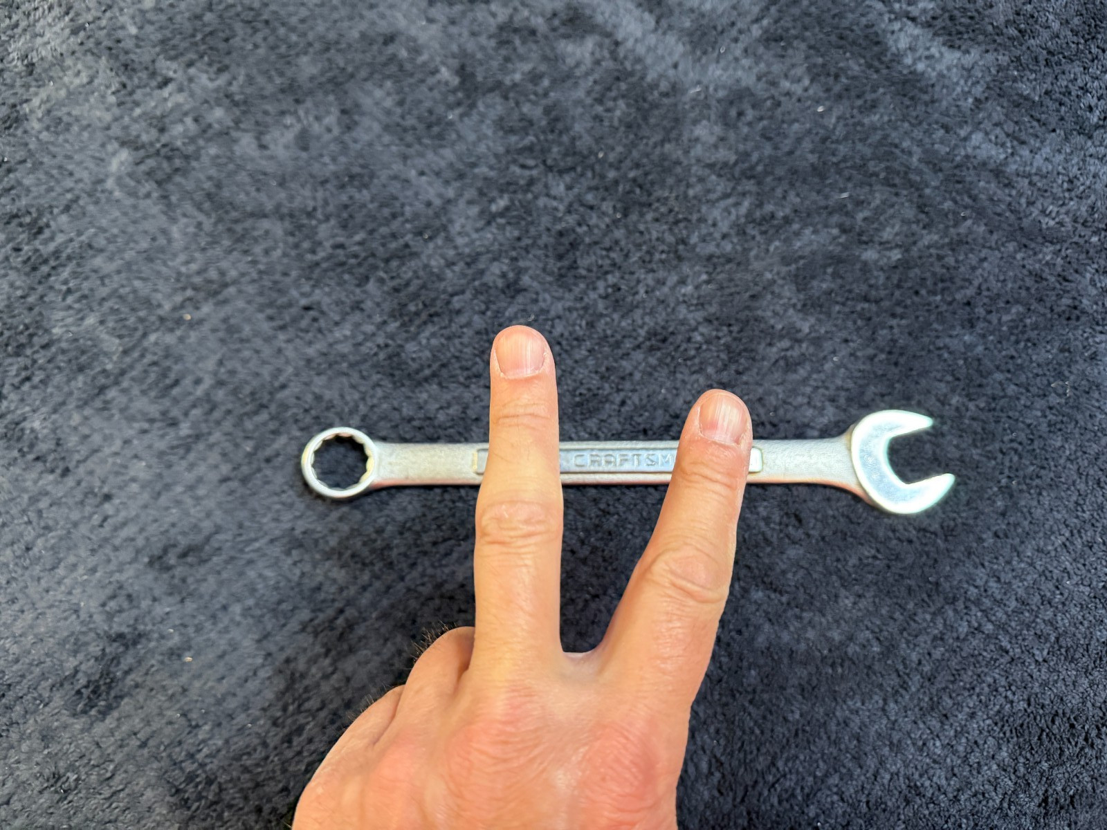 Vintage Craftsman =V= 3/4″ SAE Combination Wrench USA see pictures #2
