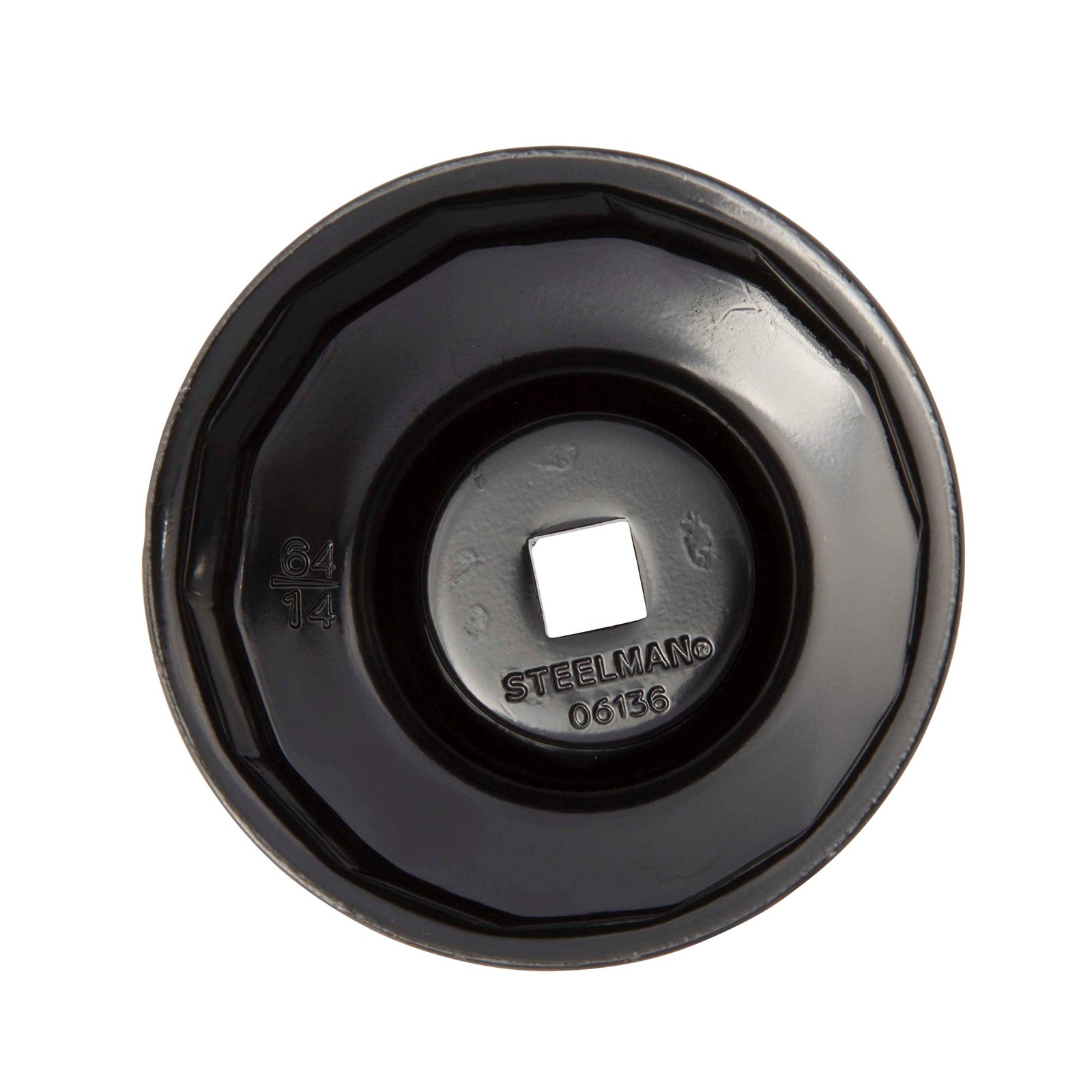 1 PCS 64mm x 14 Flute Oil Filter Cap Wrench 3/8Inch Drive LowProfile Tool