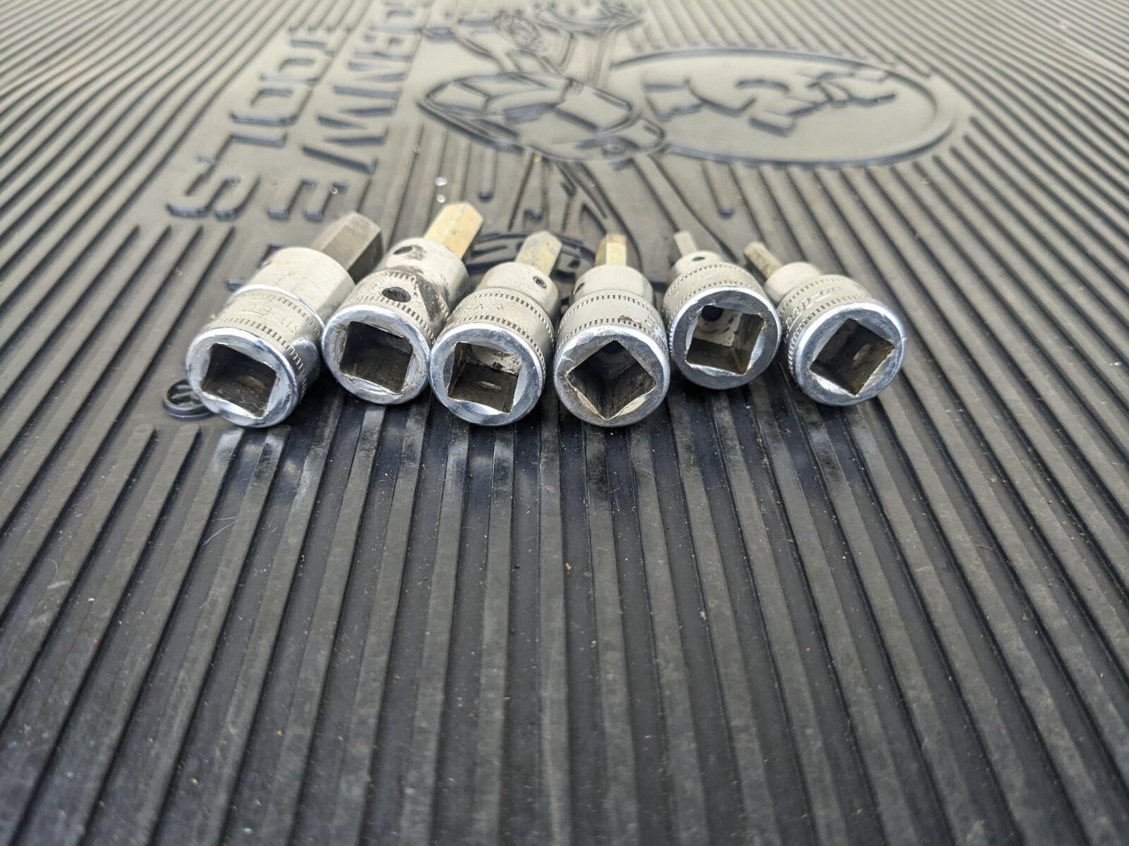 #bd574 Snap On 207EFAMY 6pc 3/8″ Drive Metric Hex Bit Socket Set 4-8,10mm