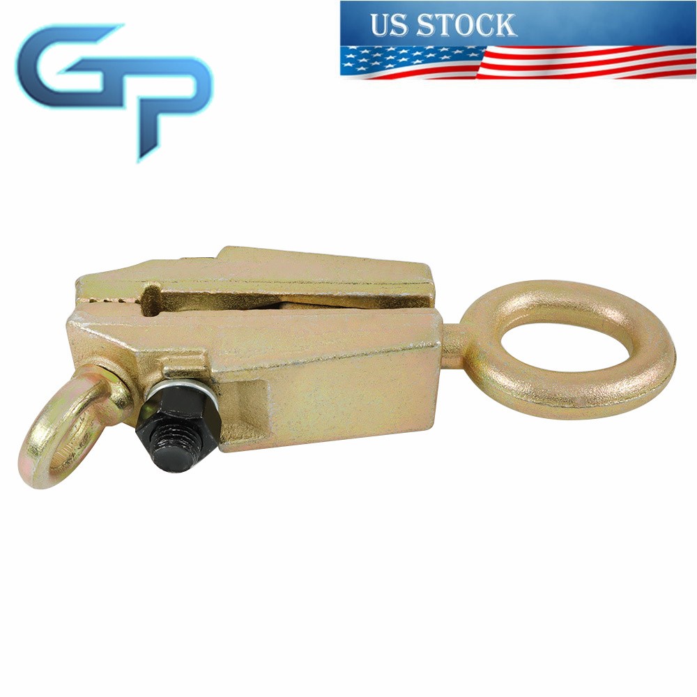 1 Pair 5 TON Frame Back Self-Tightening grips & auto Body Repair Pull Clamp