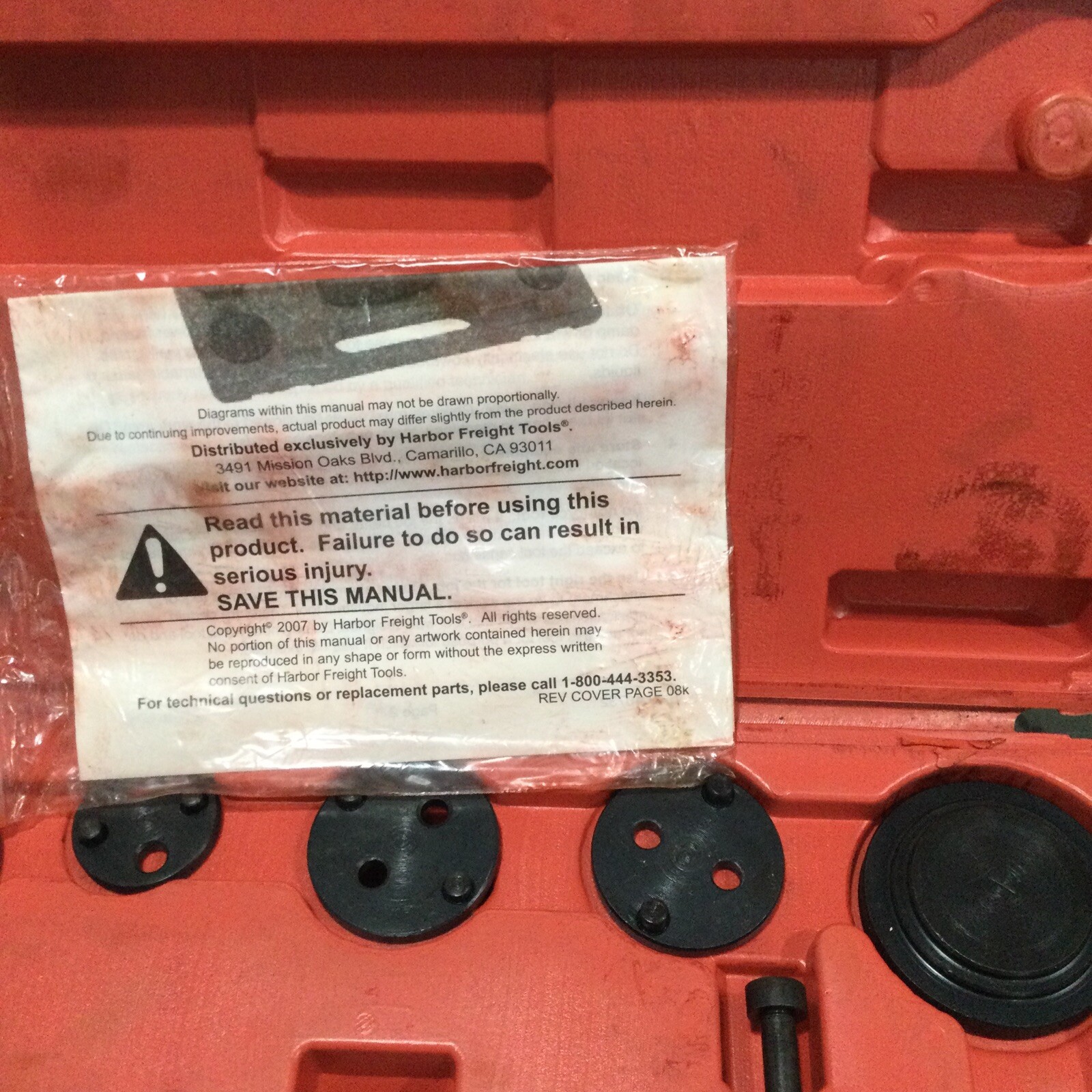 US General Disc Brake Caliper Tool Set Model 40732. With Case