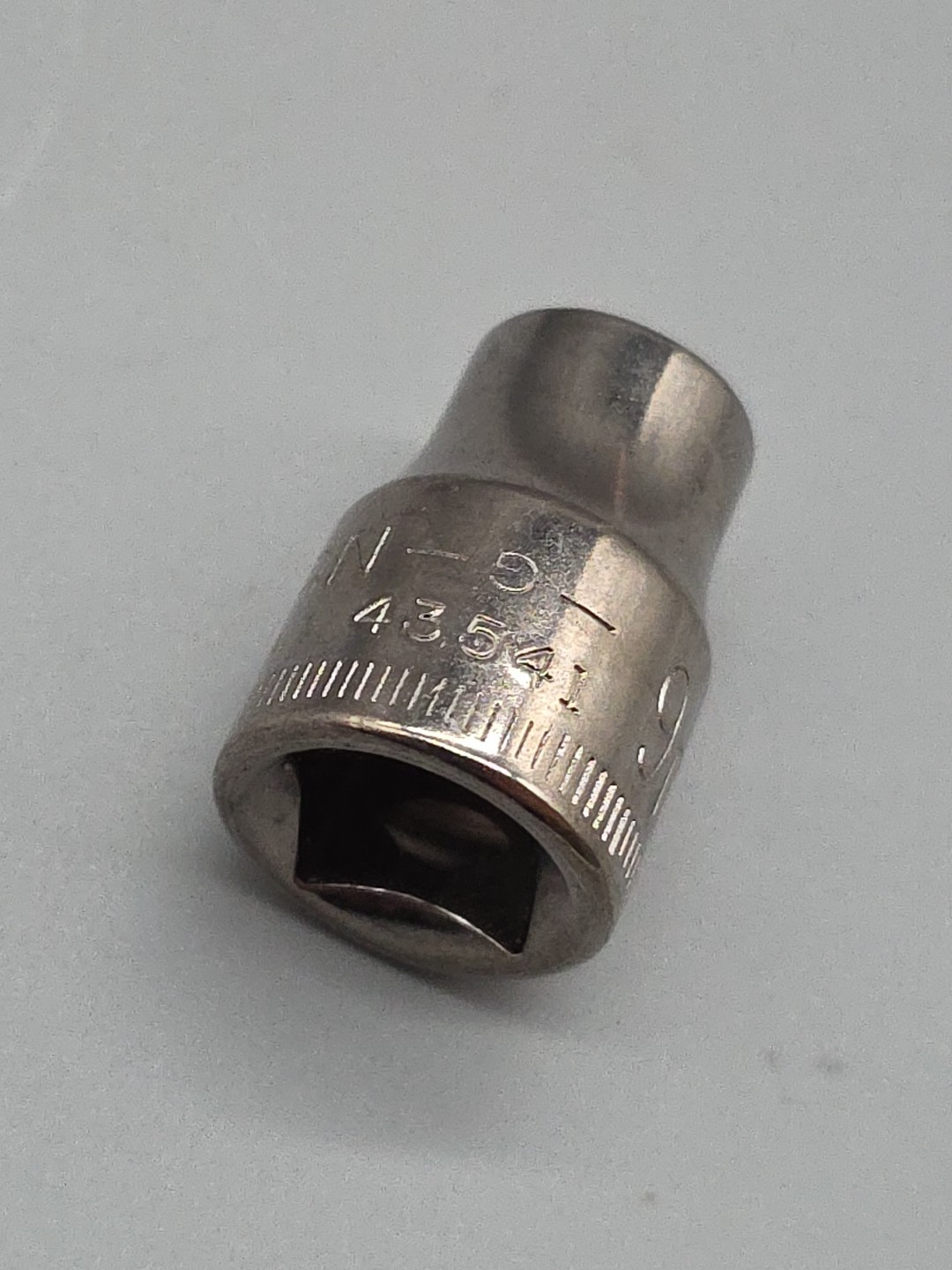 Vintage Craftsman 3/8″ Drive 9mm 6 Point Shallow Socket G -43541 USA