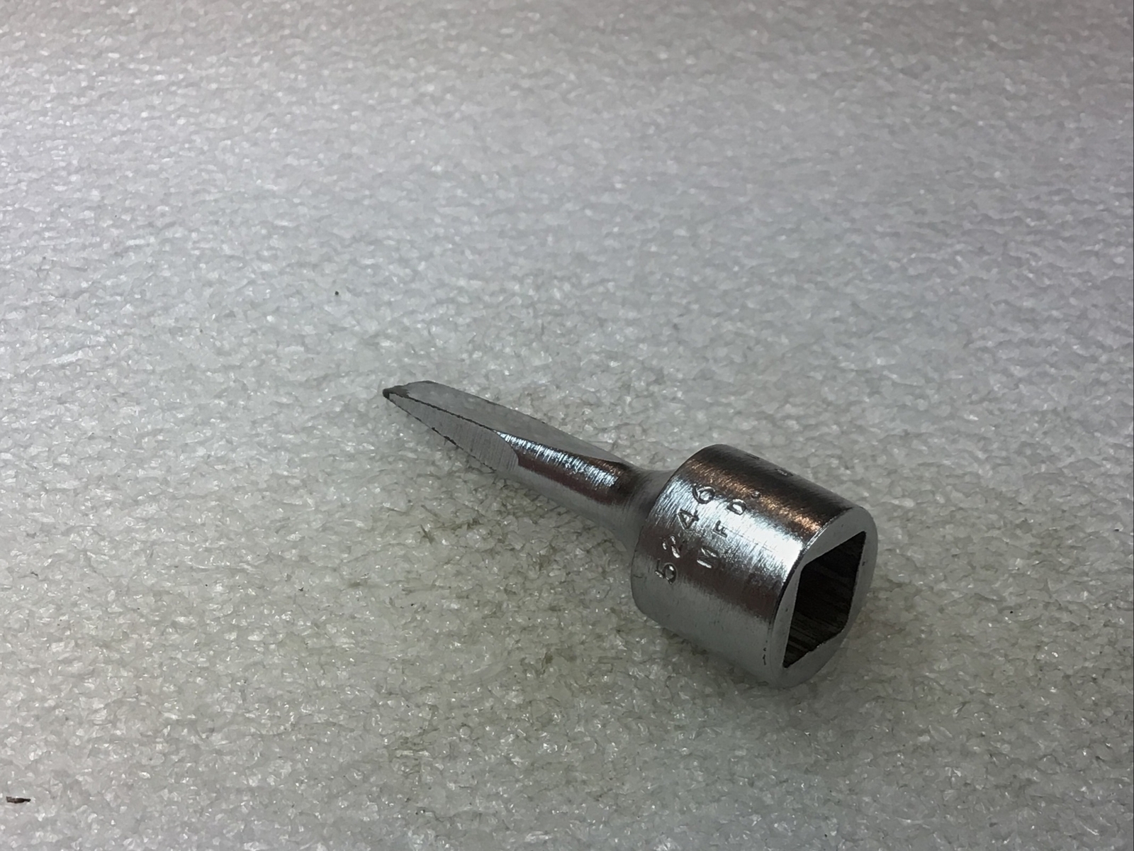 Proto Tool 5246 – 1/4”Tip, Flat Head, Chrome, Screwdriver Socket, 3/8″ Dr.-USA-