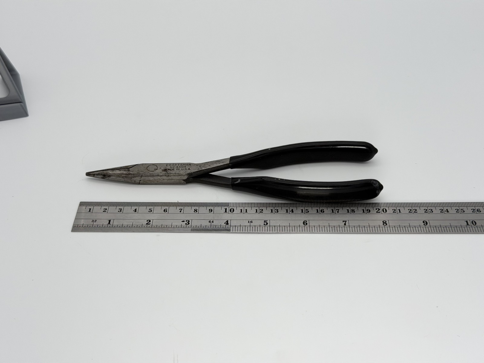 Sears Craftsman Tools 8” Long Nose Pliers 4505 Made in USA Vintage
