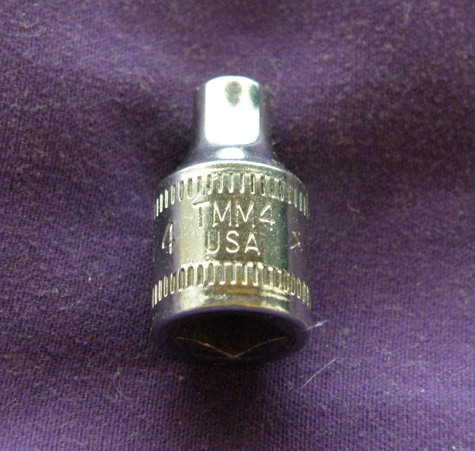 New Snap-On 1/4″ Drive, 6 Point, 4mm Shallow socket. TMM4, Made In USA. 1985
