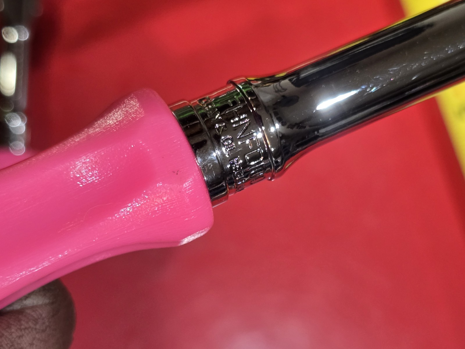 !PINK SNAP ON RARE SWIVEL HEAD SET! 3/8 Drive and 1/4. THNFD72 and FHNFD100. NEW