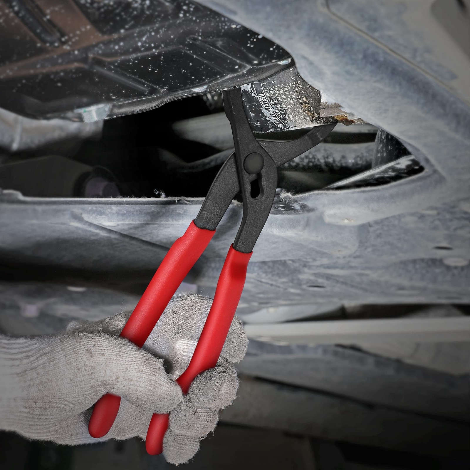WORKPRO 12″ Adjustable Oil Filter Pliers, Wrench Adjustable Oil Filter Remova…
