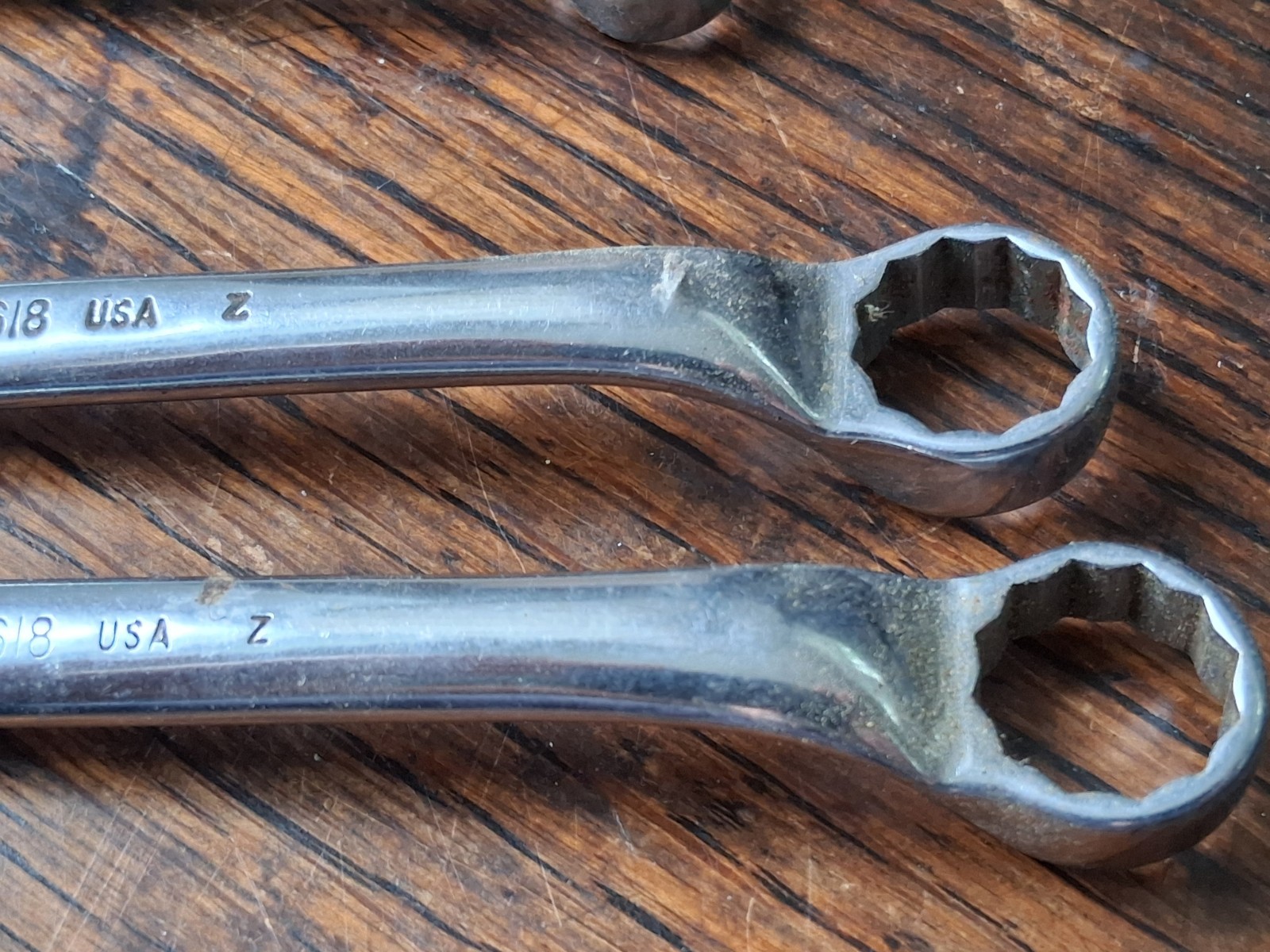 Snap – On Deep Offset Box End Wrench 5 Pieces SAE (2) 1/2-9/16 & (3) 5/16-3/8