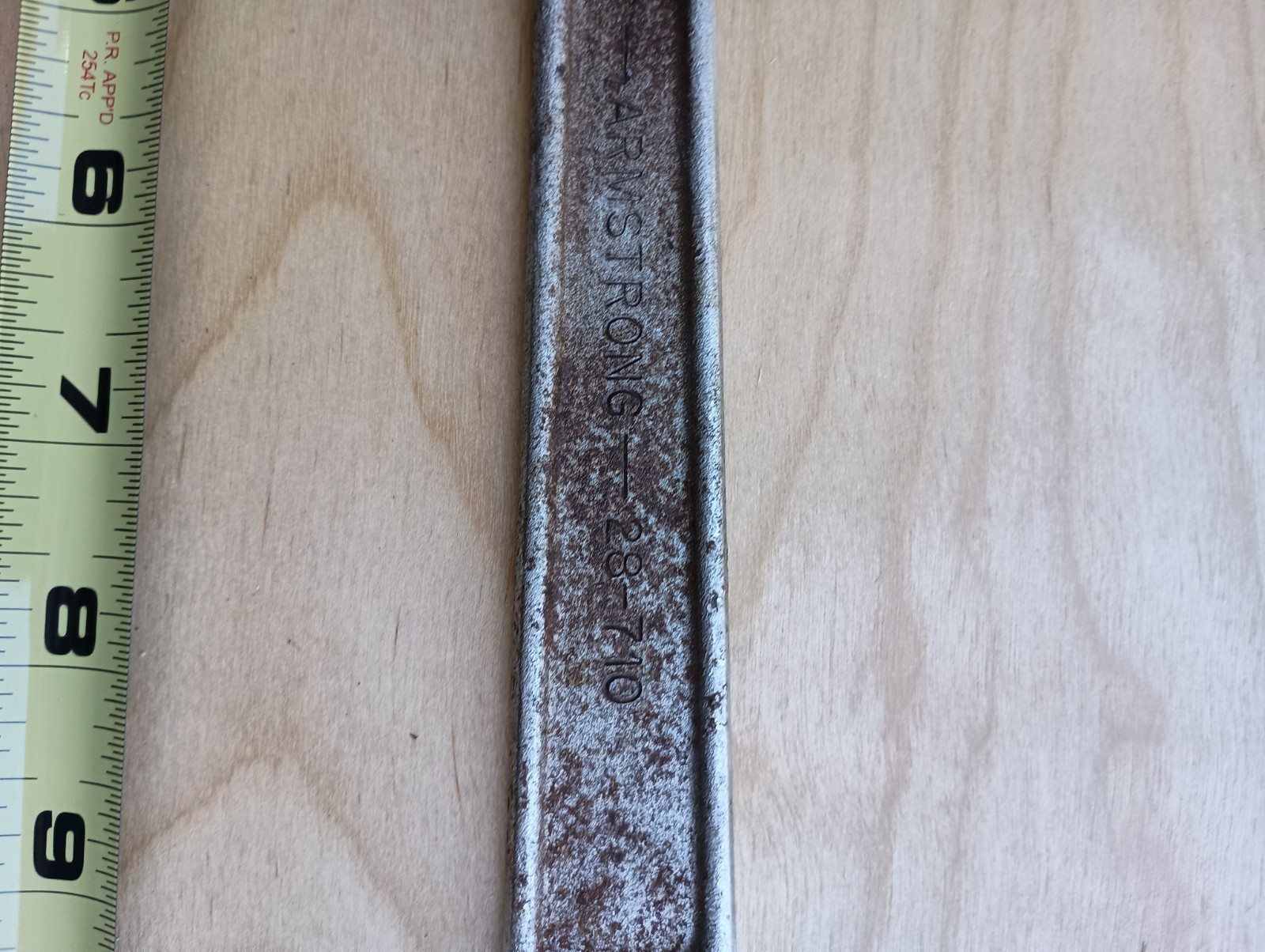 Good Vintage Armstrong Adjustable Crescent Wrench 10” USA 250MM 28-710 1-1/8