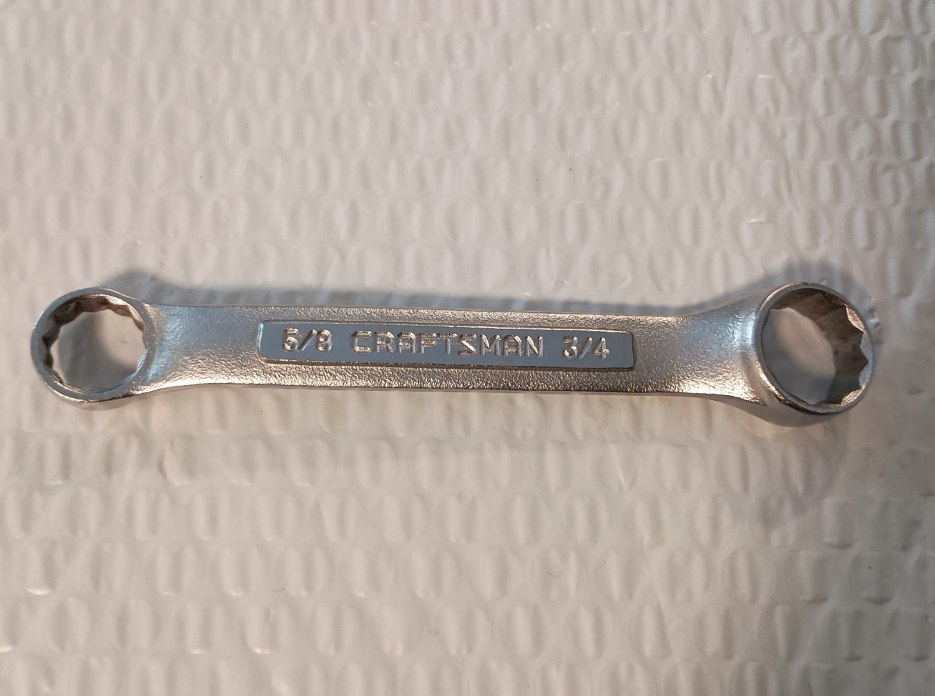 CRAFTSMAN TOOLS VV43862, 5/8″ x 3/4″ DOUBLE BOX WRENCH, 6″ LONG, 12 POINT.