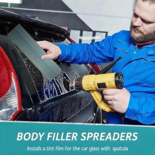 4-Piece Auto Body Filler Spreader Set – Manganese Steel Scrapers for Paint, Caul
