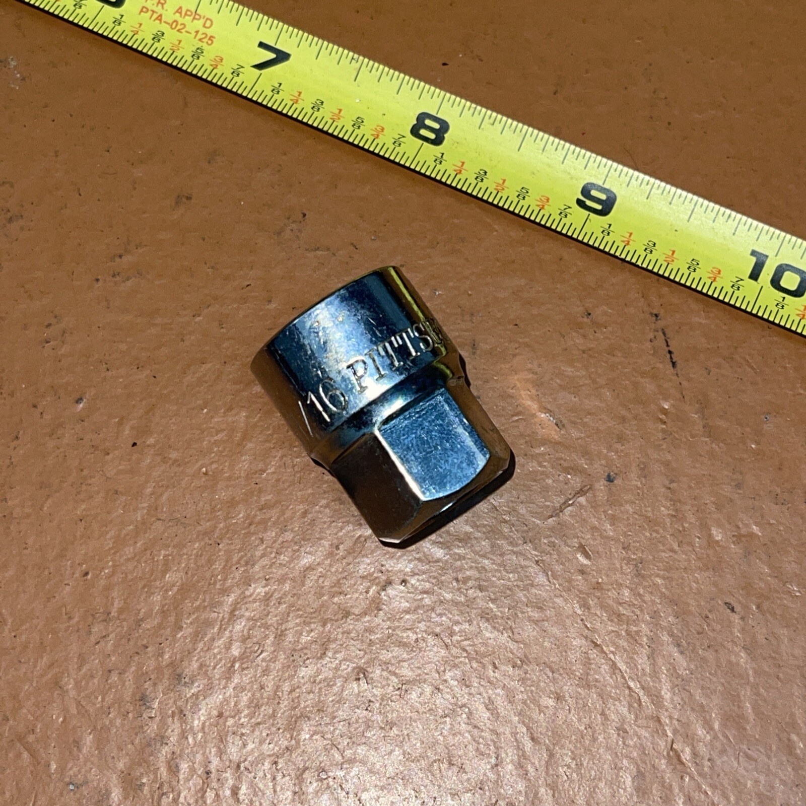 Pittsburgh 11/16 In SAE Pass Through Thru Socket 6 Point Lifetime Warranty