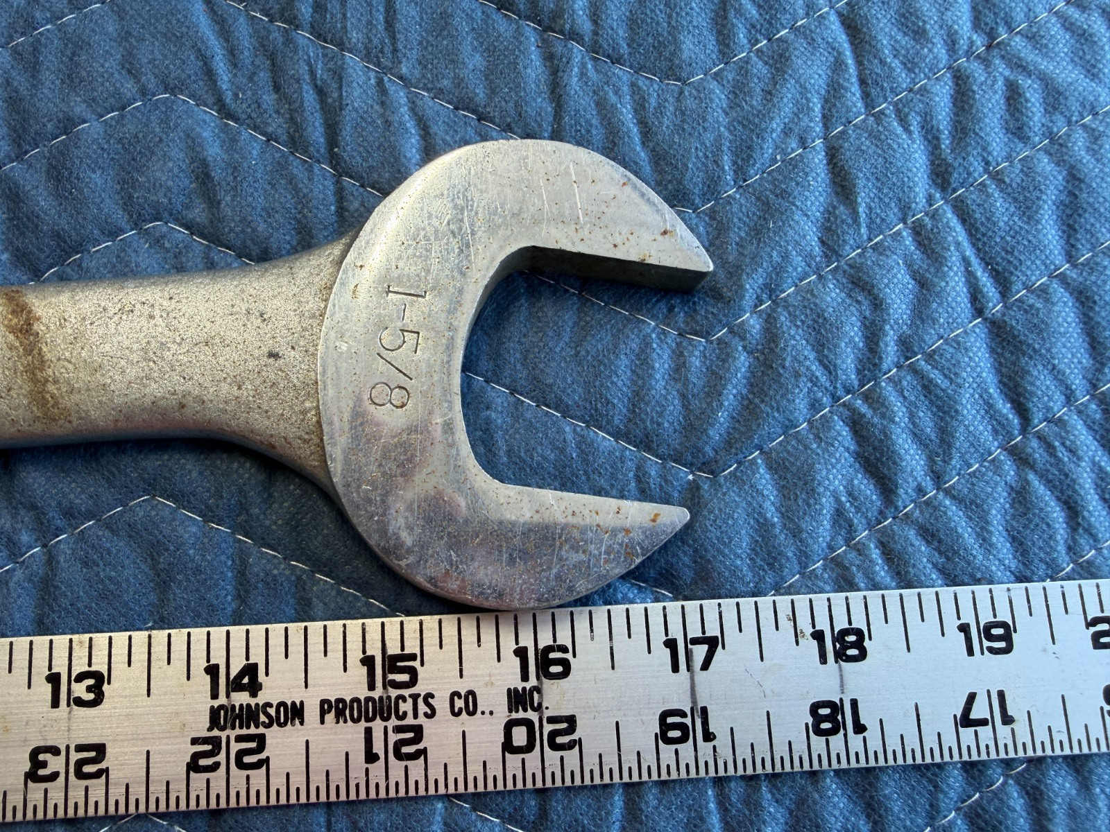 Vintage RareCraftsman =V= 1-1/2 in x 1-5/8 in Double Open End Wrench Made in USA