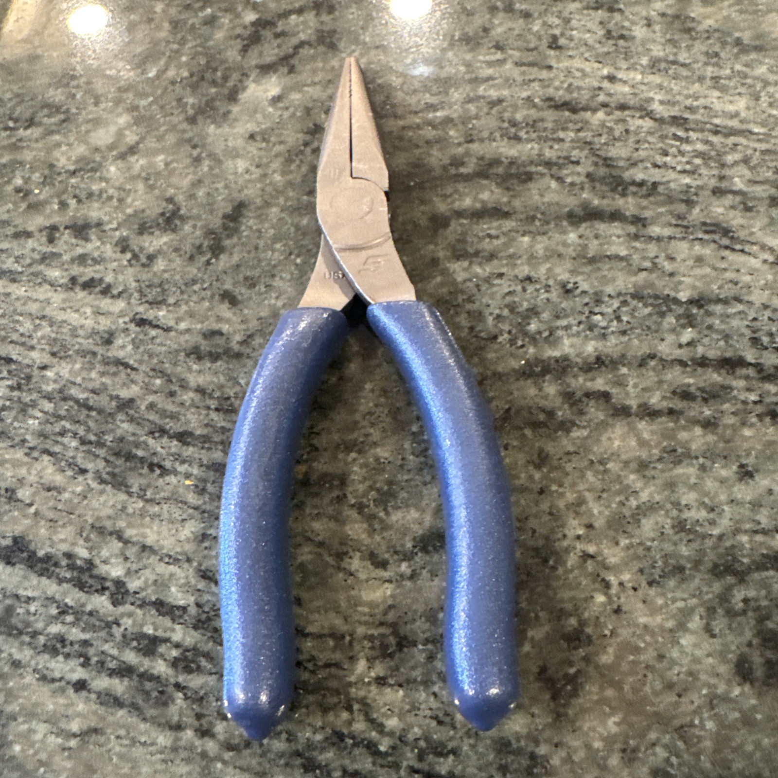 Snap-On 95acf 6″ talon grip needle nose pliers power blue