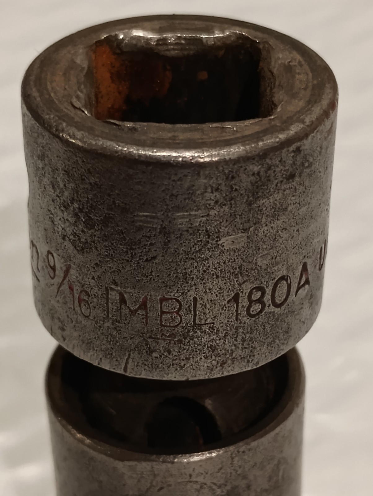 SNAP ON TOOLS IMBL180A, 1/2″ DRIVE, 9/16″ SWIVEL IMPACT SOCKET, SHALLOW, 6 POINT