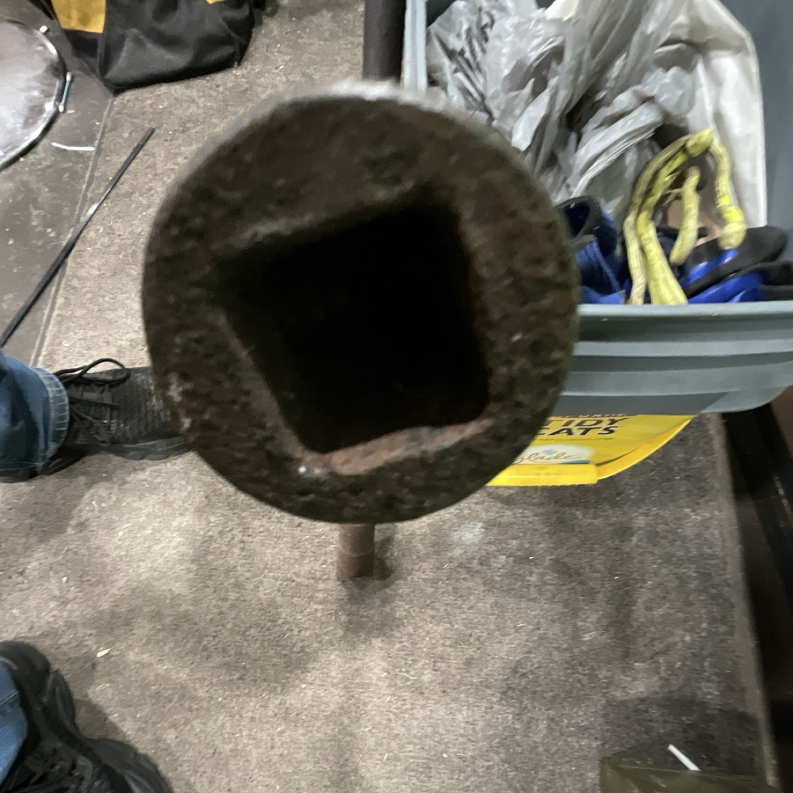 Large Four-Way Lug Wrench For Removing Wheels Off Big Trucks And Heavy Machinery