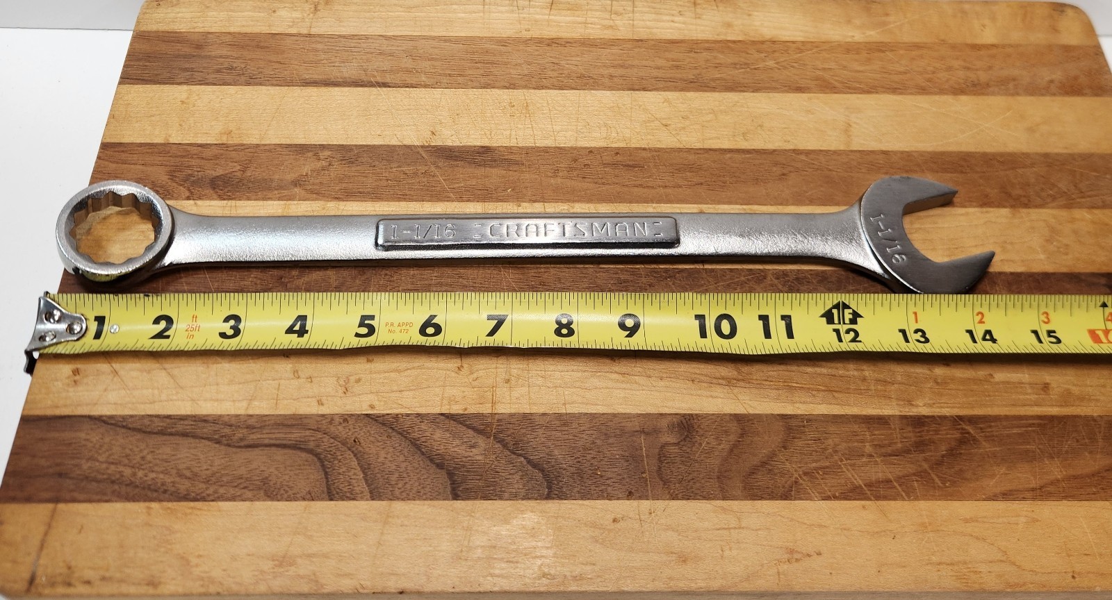 Craftsman 1-1/16″ SAE Combination Wrench -VA- 44706 12-point US Military surplus