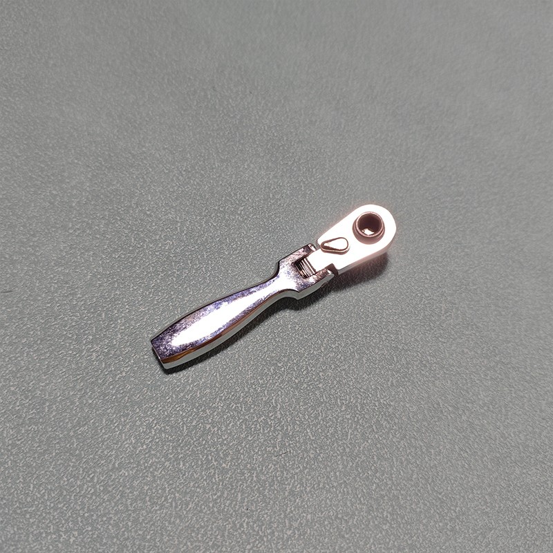 2 in 1 Drive Ratchet Handle Wrench Socket Spanner Tool 1/4″ 72-Tooth Flexi Head