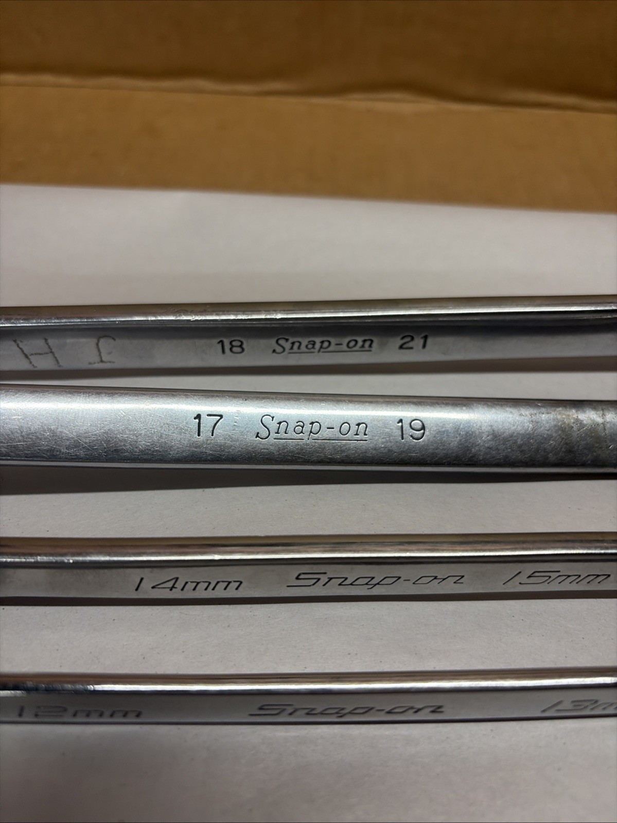 Snap-on Metric Wrench Lot 7 Pc XBM OEXLM