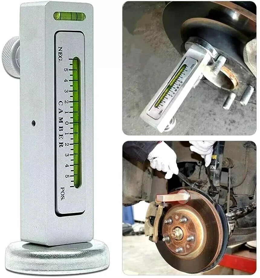 Adjustable Magnetic Gauge Tool Camber Castor Strut Wheel Alignment Truck Car New