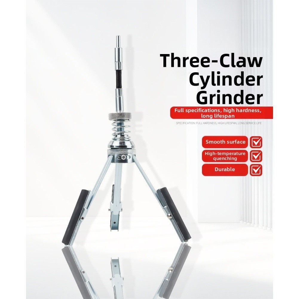 Adjustable Cylinder Hone Tool With Three Jaw Design Diameter 8 To 63 Millimeter