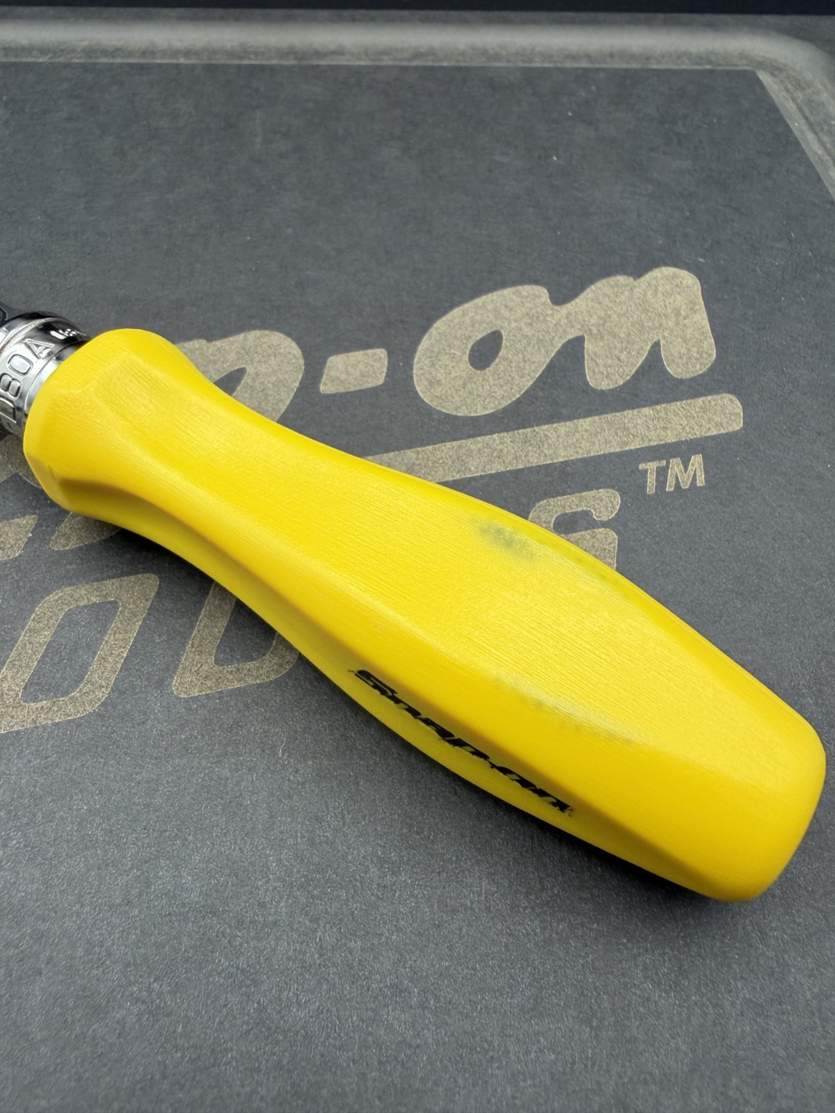 Snap-on FHFD80A 3/8″ Drive Classic Yellow Hard Handle Flex Head Ratchet [Mint]