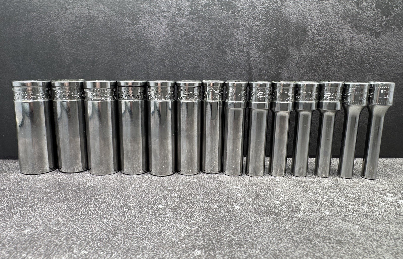 Snap-On Tools 142STMMSYFR1 42pc 1/4 Drive 6-Point Metric Foam Socket Set Fms001B