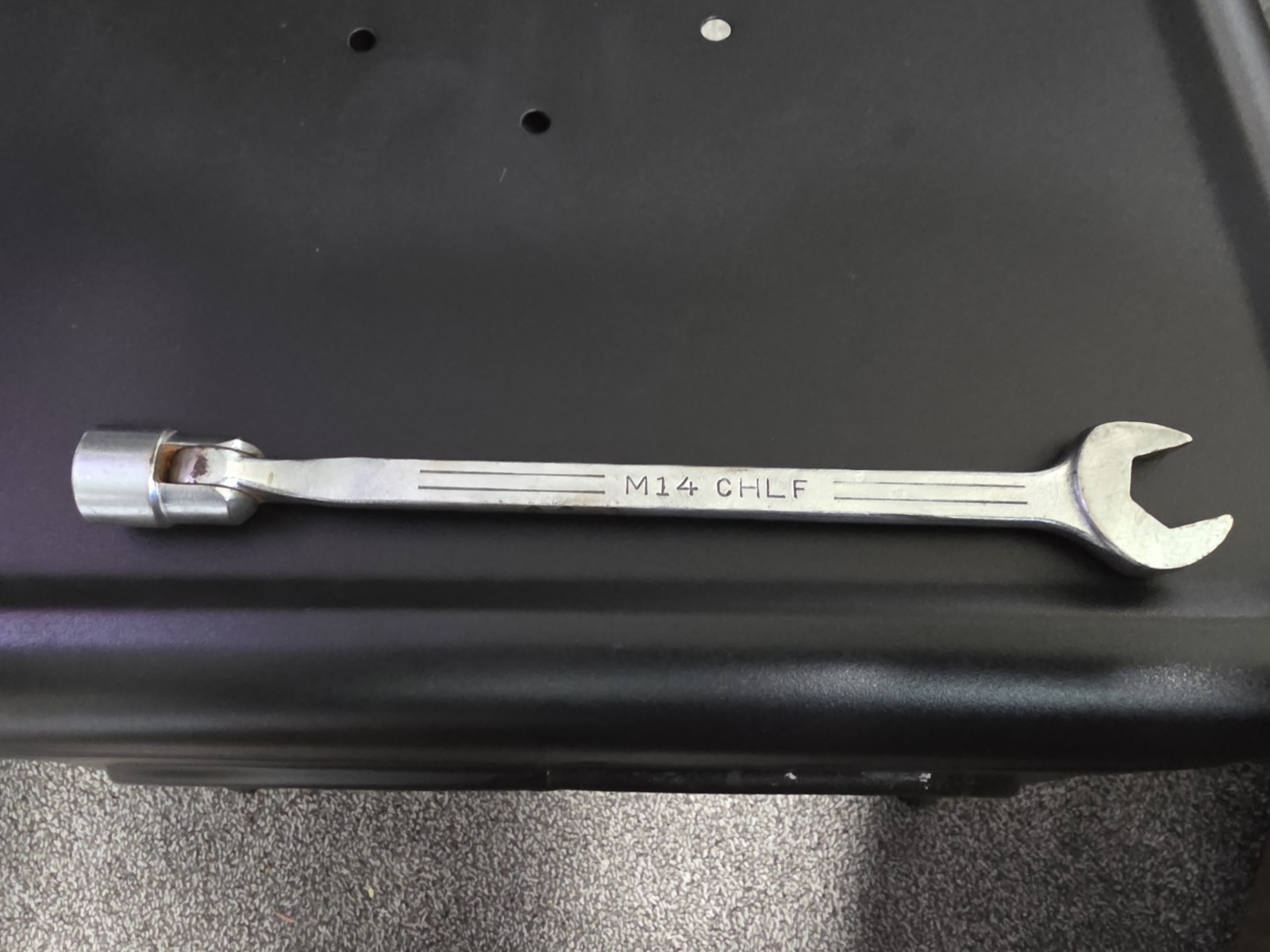 MAC Tools USA M14CHLF Metric 14mm Flex Head Socket End Combo Wrench – 6 Point
