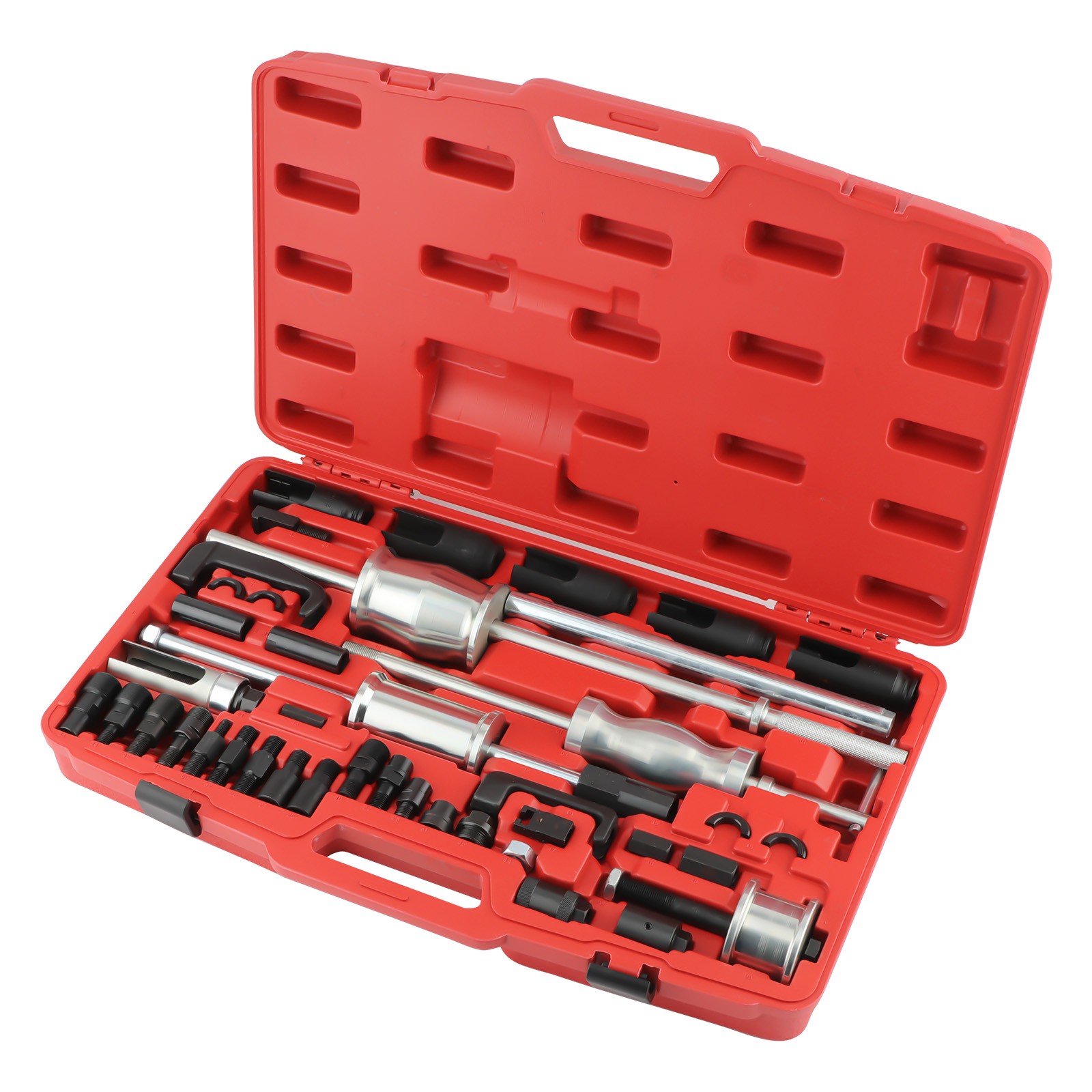 40x Auto Truck Diesel Injector Extractor Slide Hammer Puller Adapter Tool Kit