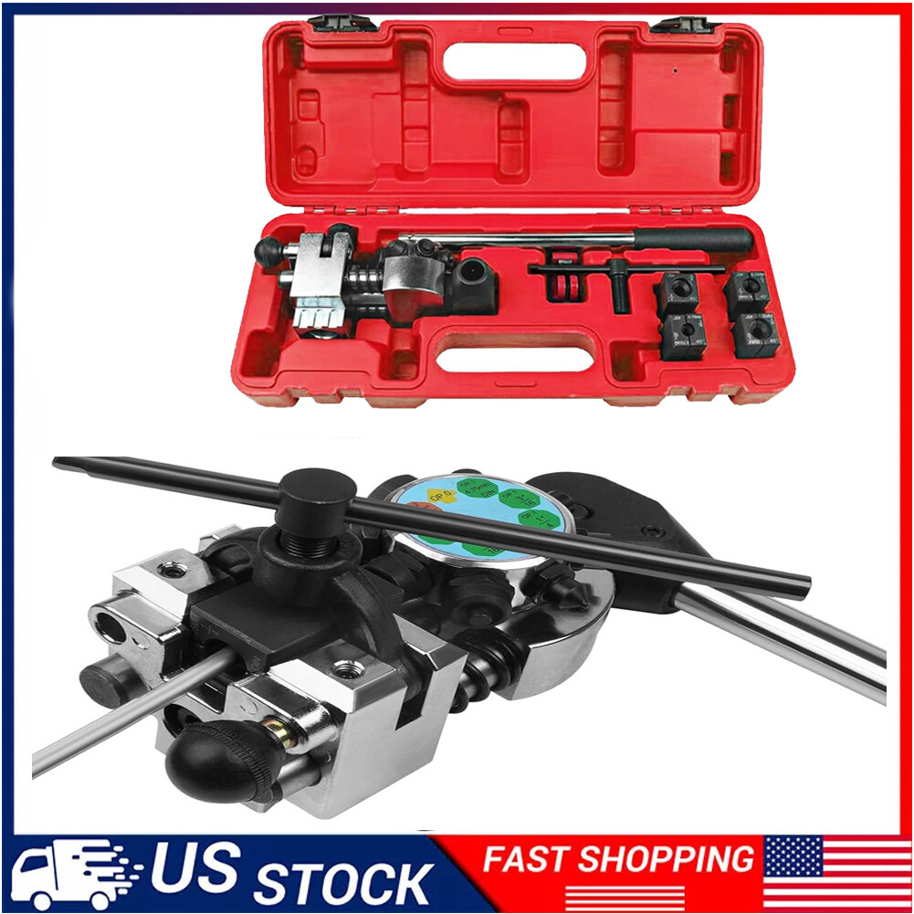Brake Line and Tubing Flaring Tool 45 Degree Set – Single, Bubble, Double Flares