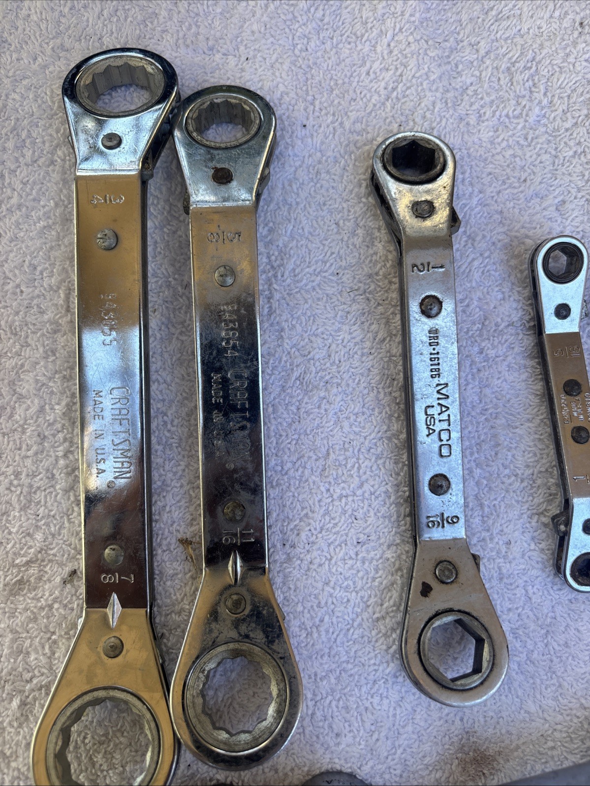 Lot Of Tools Sockets And Wrenches Mostly SAE Craftsman Snapon Proto China